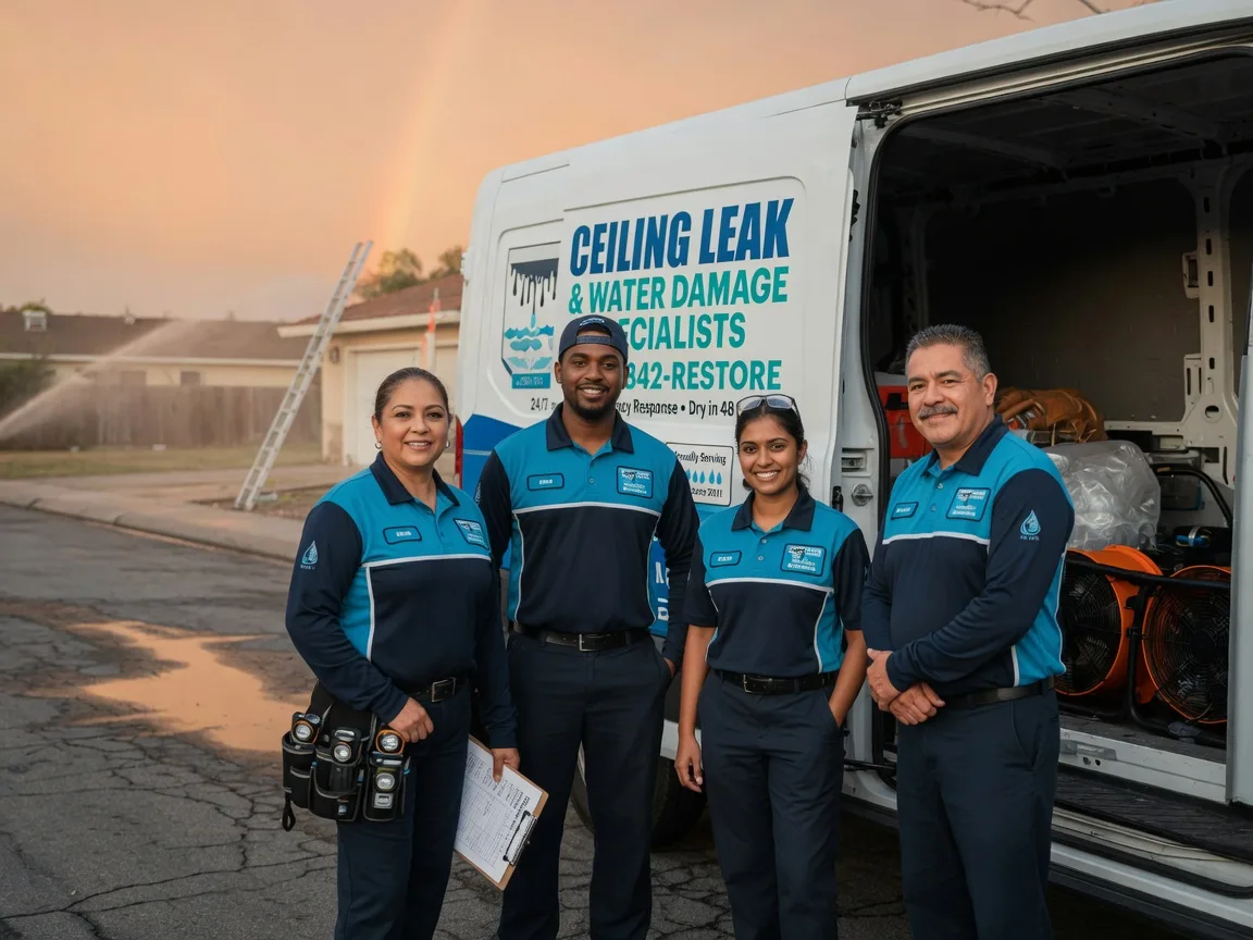 Ceiling Leak Cleanup company in Lansford, ND