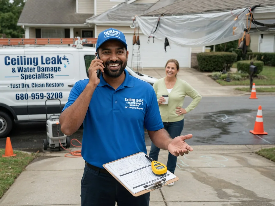 Ceiling Leak Cleanup Lansford, ND FAQs